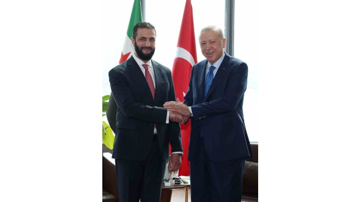 Cumhurbaşkanı Erdoğan, Suriye Devlet Başkanı eş-Şara ile bir araya geldi