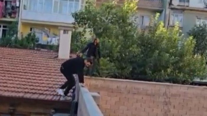 Cezaevi firarisinin yakalandığı anlar kameraya yansıdı