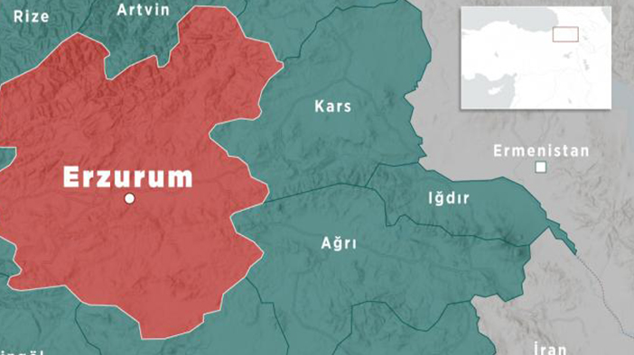 Erzurum beşik gibi sallandı!