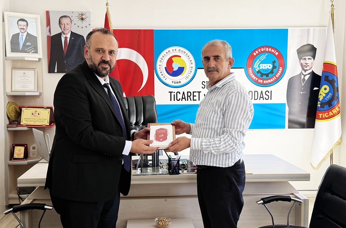 Konya'da Ahilik Haftası kapsamında esnaf ziyareti yapıldı