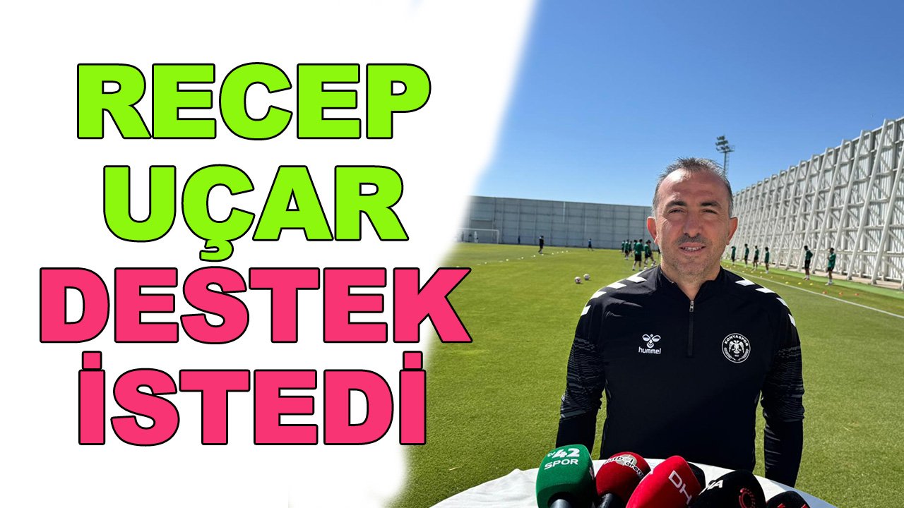 Konyaspor'da Recep Uçar, destek sitedi