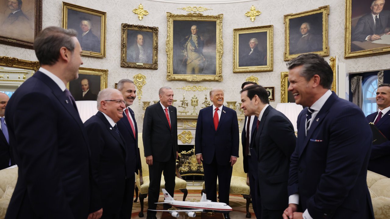 Cumhurbaşkanı Erdoğan: Trump'la samimi, yapıcı atmosferde görüşmelerimizi gerçekleştirdik