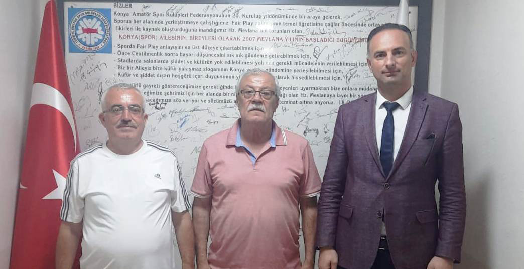 Bozkır GB’den ASKF’ye ziyaret