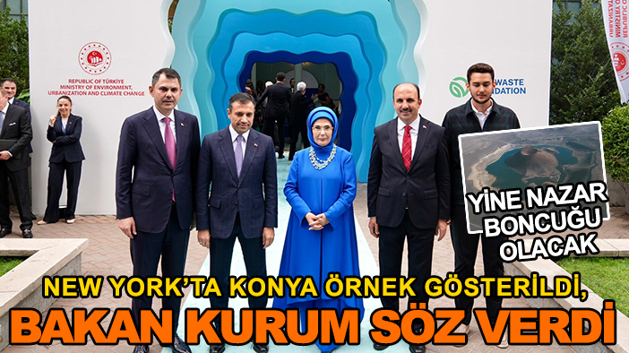 New York’ta Konya örnek gösterildi, Bakan Kurum söz verdi