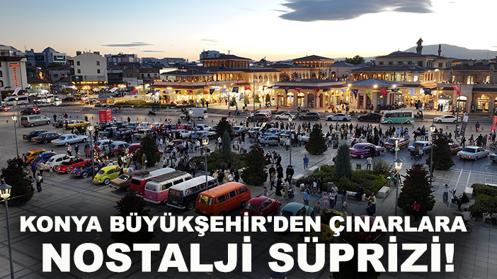 Konya Büyükşehir’den huzurevinde nostalji dolu gün