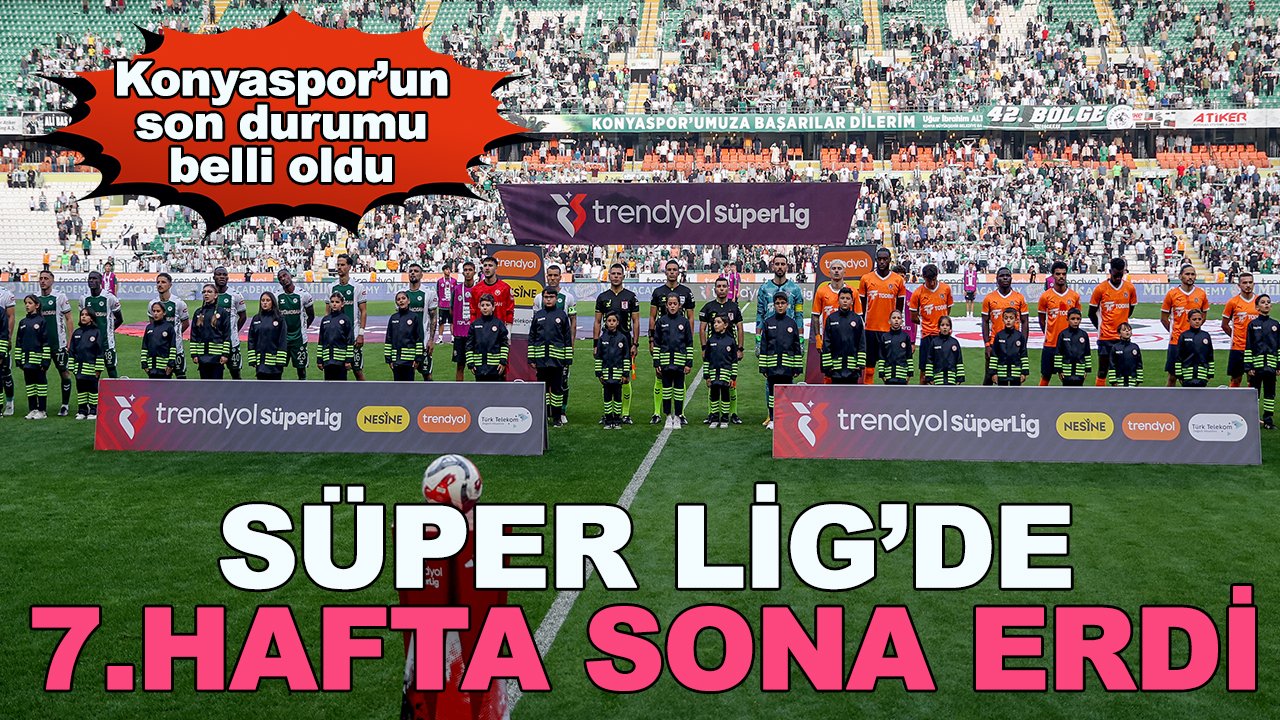 Süper Lig'de son durum ne? Konyaspor'un son durumu belli oldu