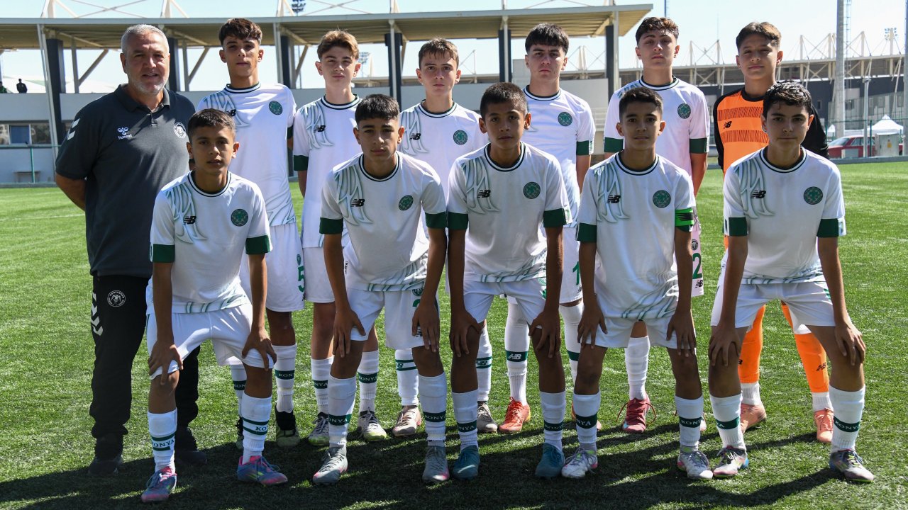 Konyaspor U14 evinde mağlup