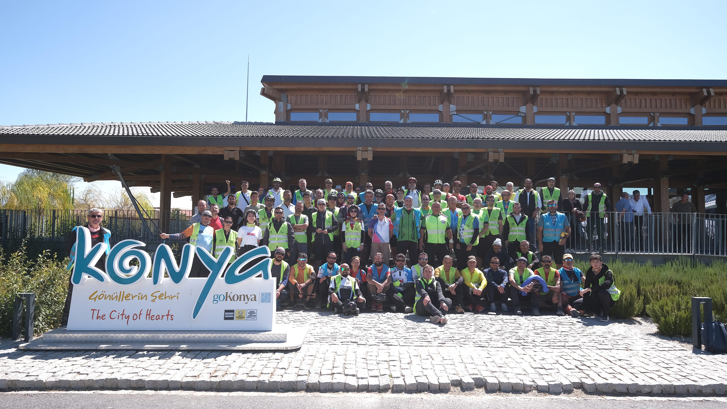 Konya'da bisiklet sürüş etkinliğinde kuraklığa dikkat çekildi