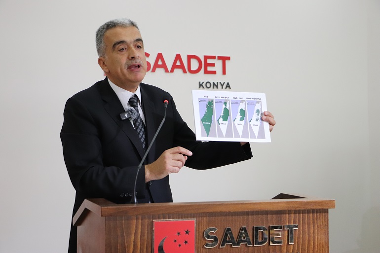 Saadet Partisi Konya İl Başkanı Demirel, 'Gazze Planı'na sert tepki gösterdi!