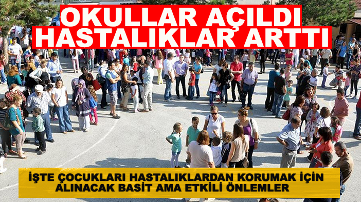 Okullar açıldı, hastalıklar arttı: İşte çocukları hastalıklardan korumak için alınacak basit ama etkili önlemler