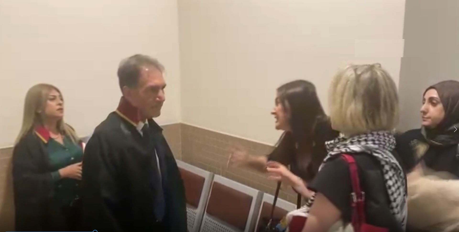 Ahmet Minguzzi davasında mahkeme koridorunda gerginlik