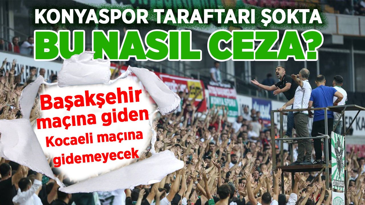 PFDK Konyaspor taraftarına ceza olup yağdı! Neredeyse hiçbir taraftar maça giremeyecek