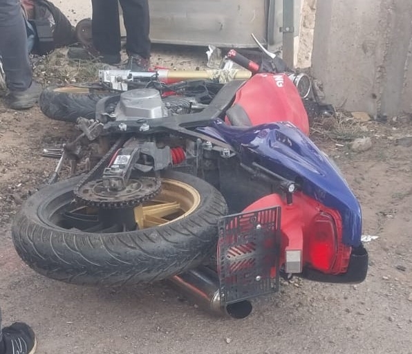 Beyşehir'de otomobille çarpıştı, yaralandı