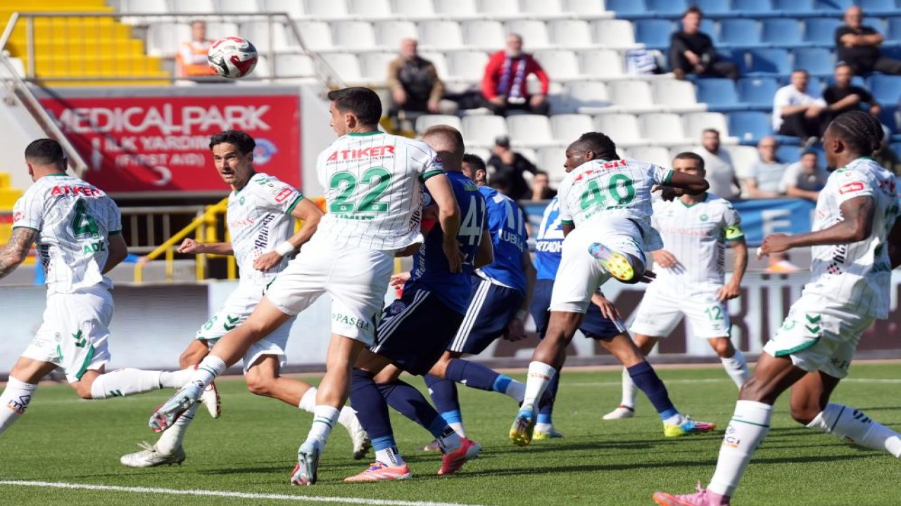 Konyaspor'da milli ara öncesi karne belli oldu