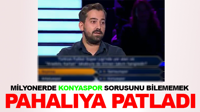Milyoner yarışmacısı Anadolu Kartalı’nı bilemedi