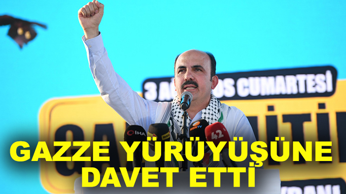 Başkan Altay, Konyalıları Gazze yürüyüşüne davet etti