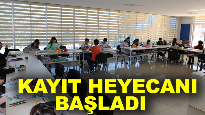 Konya'da genç KOMEK atölyelerinde kayıt heyecanı başladı