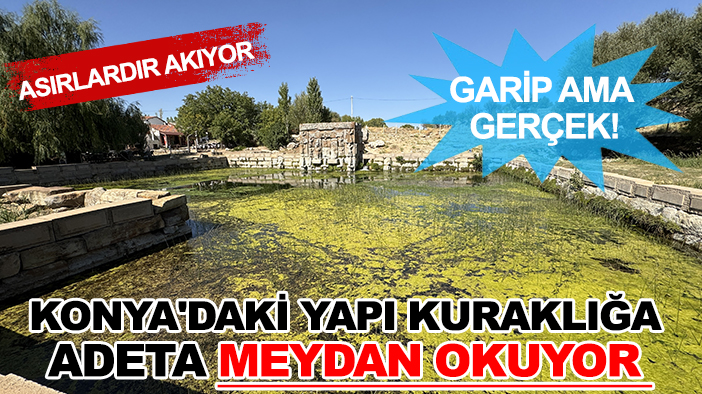 Garip ama gerçek! Konya'daki yapı kuraklığa adeta meydan okuyor