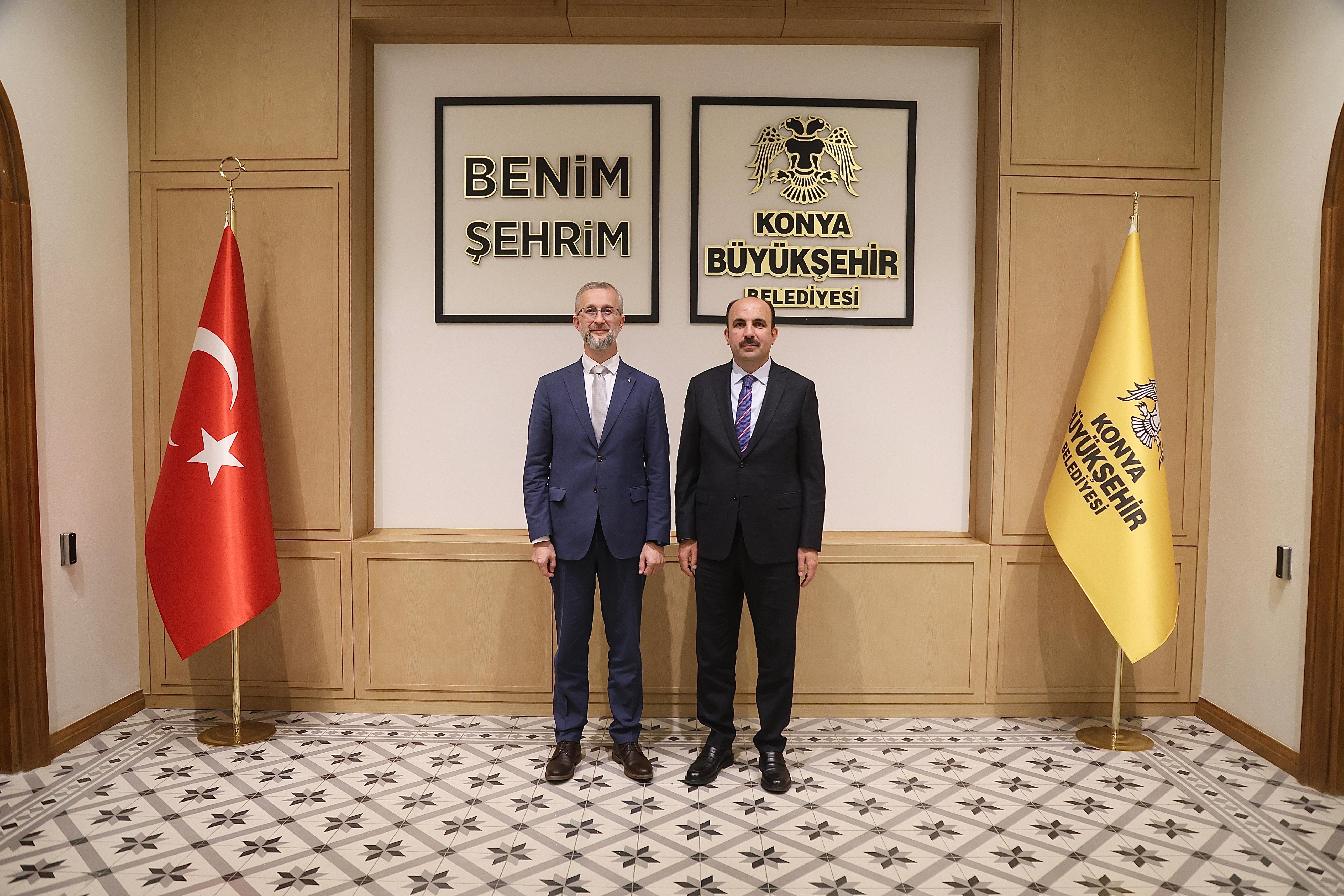 Ukrayna’nın Ankara Büyükelçisi Başkan Altay’ı ziyaret etti