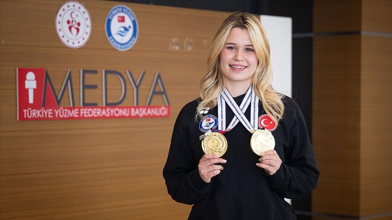 Milli sporcu Defne'nin Gazze hassasiyeti