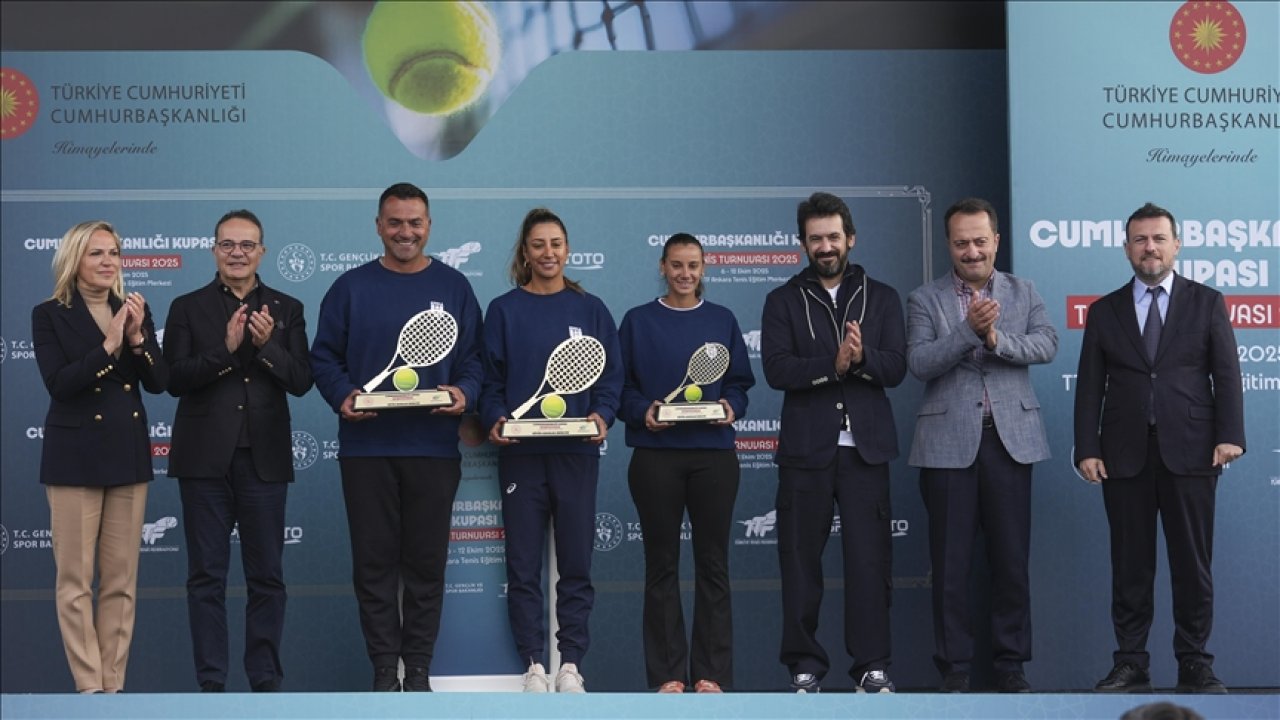 Cumhurbaşkanlığı tenis severleri buluşturdu