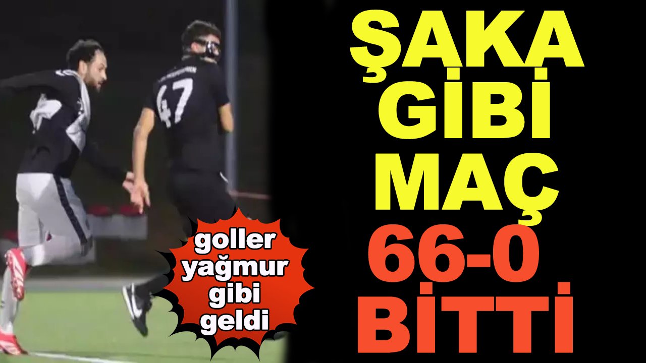 Almanya'da şaka gibi maç, 66-0 sona erdi