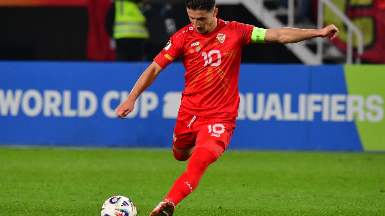 Makedonya takım kaptanı Konyasporlu Enis Bardhi'den jeneriklik frikik (TIKLA&İZLE)