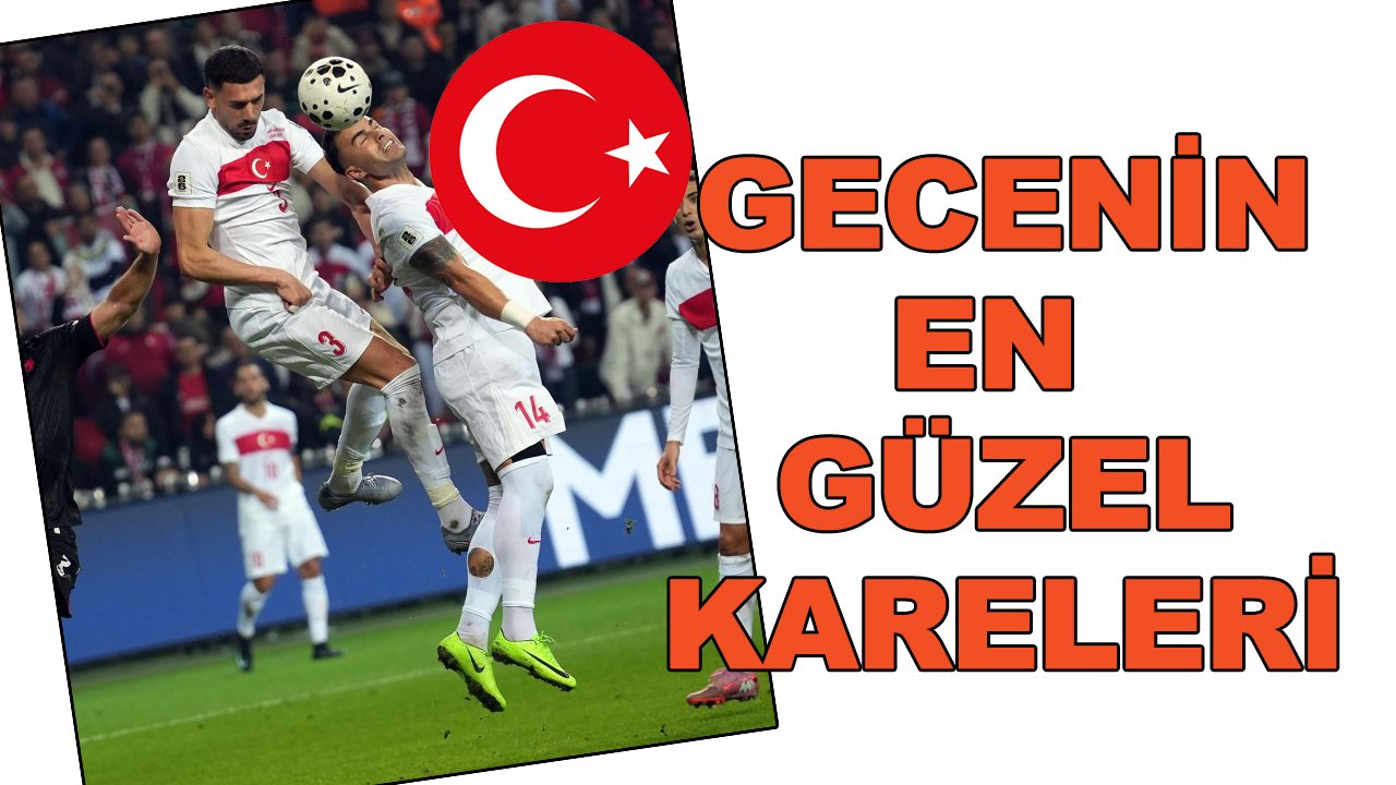 Türkiye-Gürcistan maçından en güzel kareler