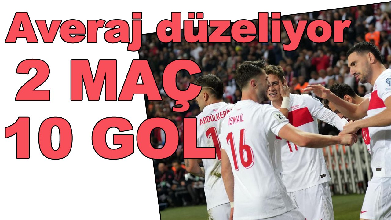 A Milli Takım averajı düzeltiyor