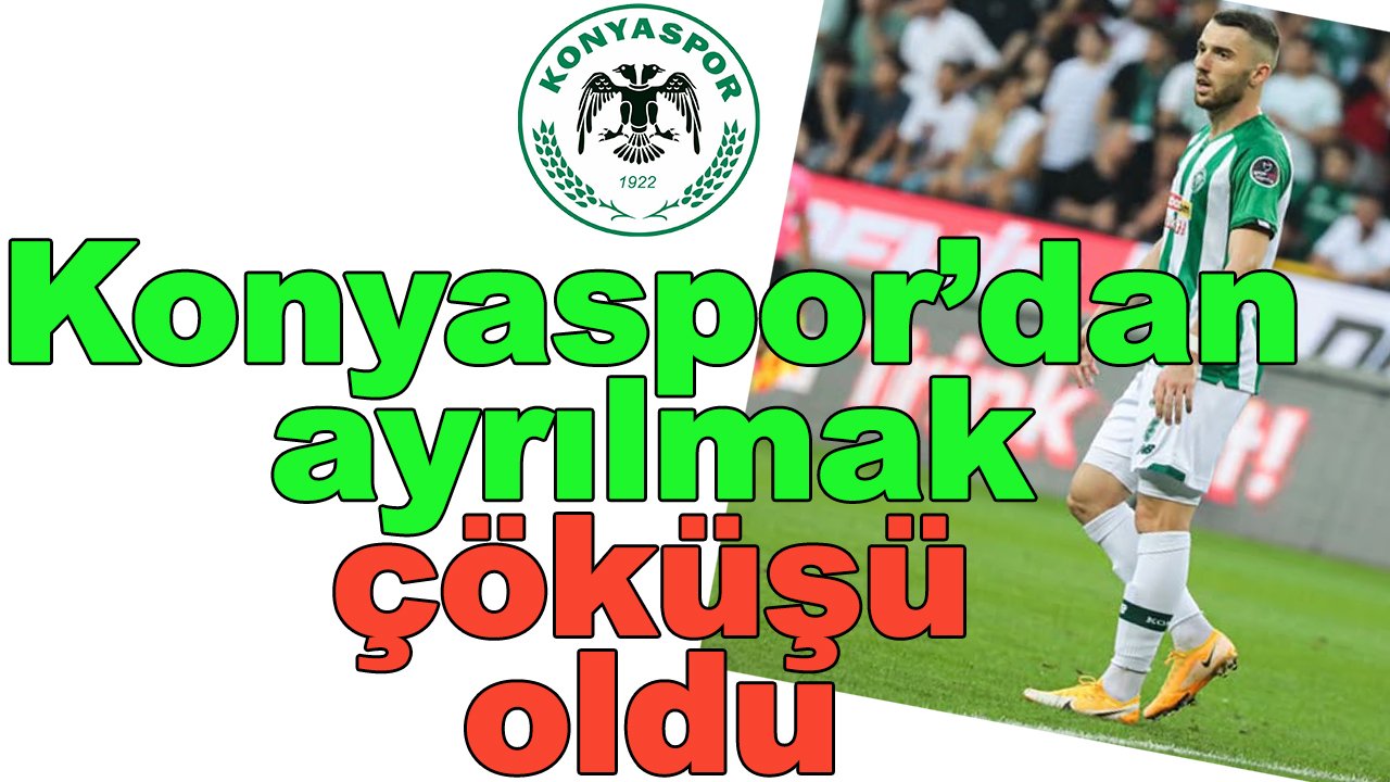 Konyaspor’dan ayrılmak ‘Zymer’ için çöküş oldu
