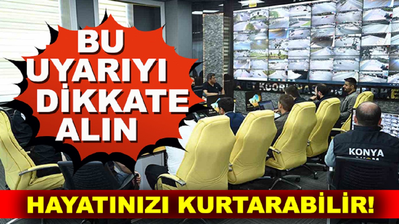 Bu uyarıyı dikkate alın, hayatınızı kurtarabilir!