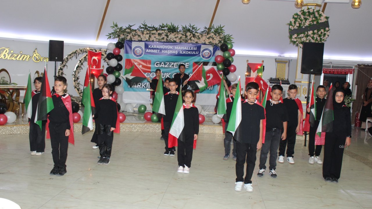 Ahmet Haşhaş İlkokulu'ndan 'Gazze' farkındalığı