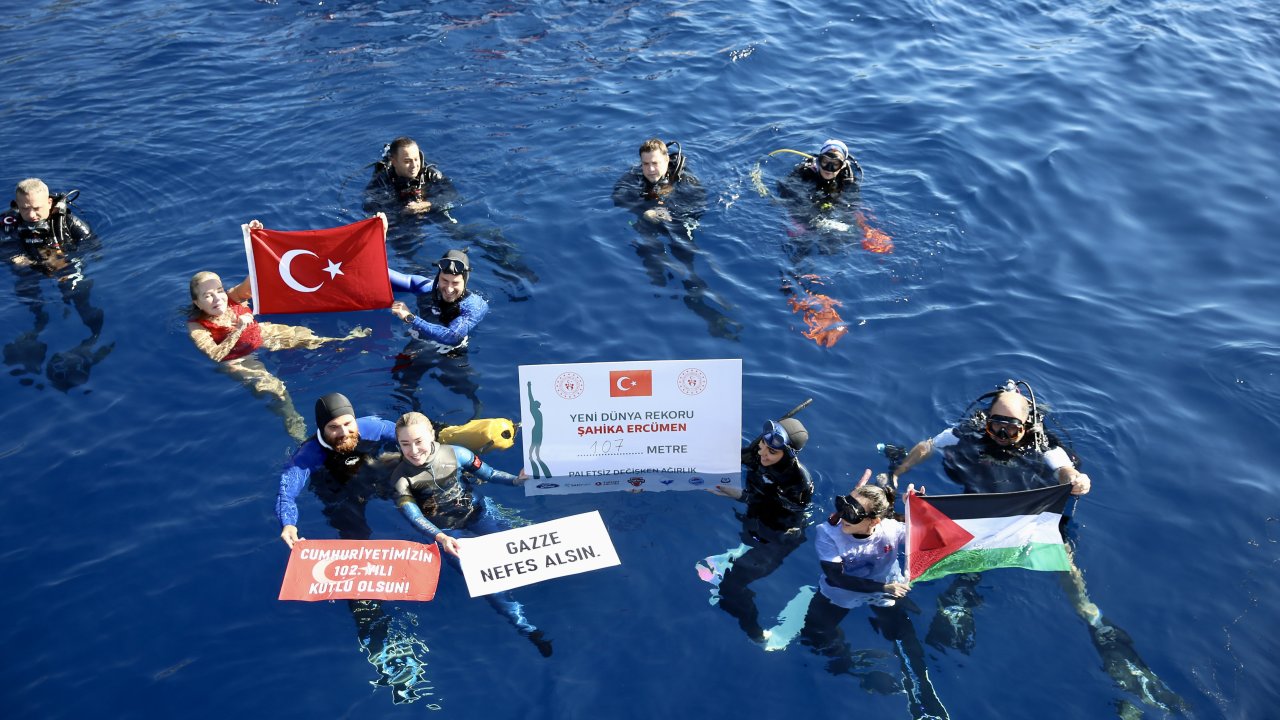 "Gazze nefes alsın" diye nefesini tuttu