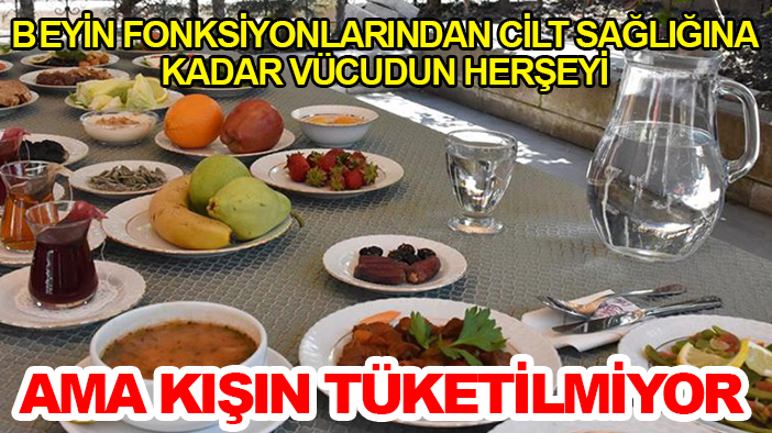 Kış geldi diye tüketilmiyor! Uzmanı uyardı! Vücutta hayati  önemi var