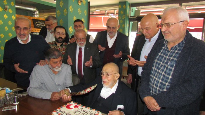 Konyalı hayır çınarının 106. yaşına özel kutlama