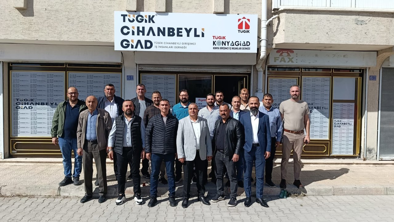 TÜGİK Cihanbeyli Girişimci İş İnsanları Derneği'nde seçim heyecanı