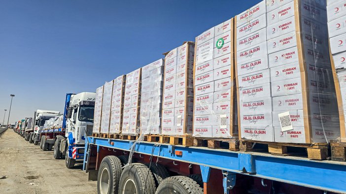 Türkiye'nin Gazze'ye yardımları devam ediyor