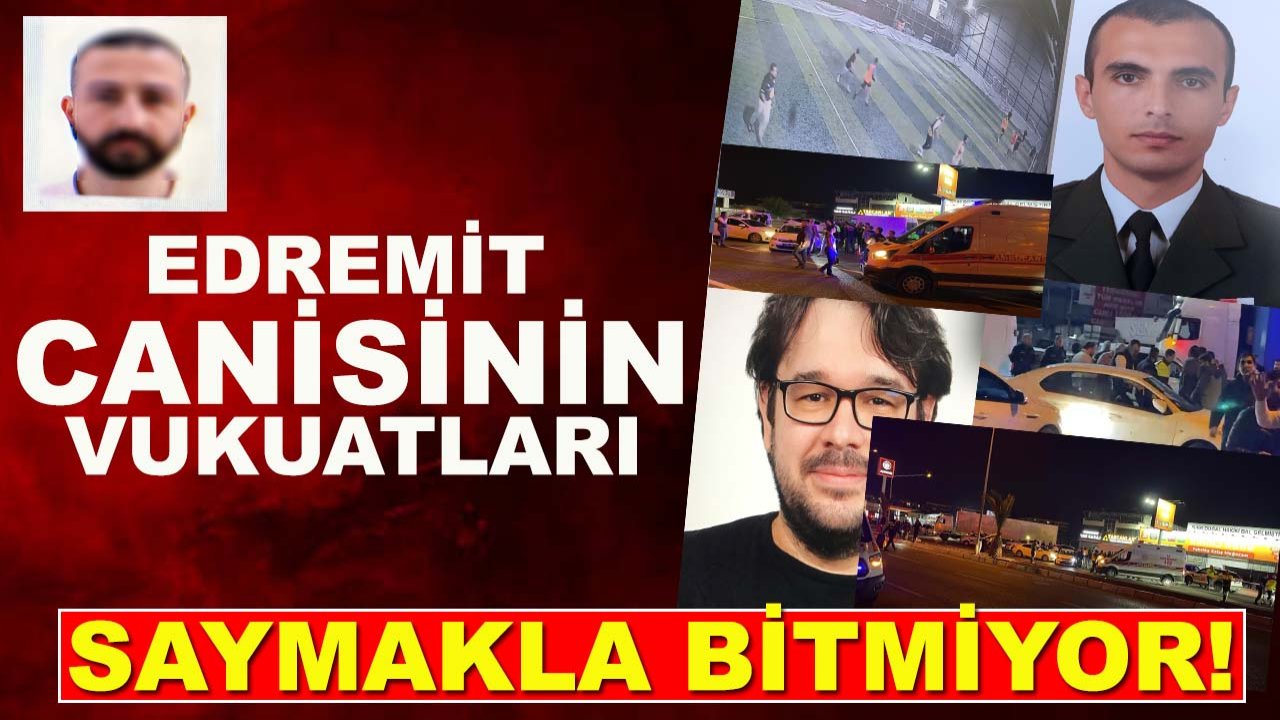 Edremit canisinin vukuatları saymakla bitmiyor!