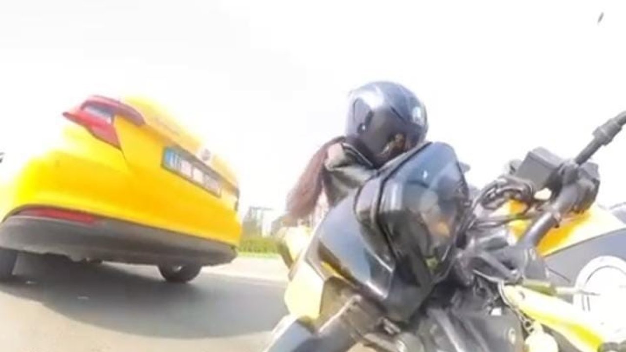 Kendi kazasını kaydeti! TIKLA&İZLE