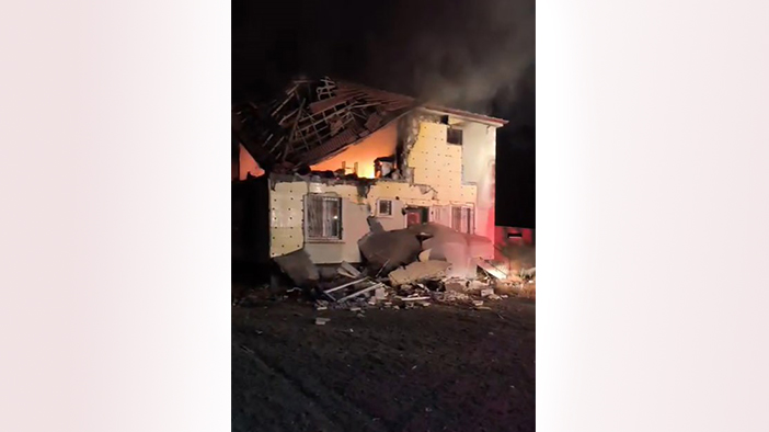 Konya'da müstakil evde yangın çıktı