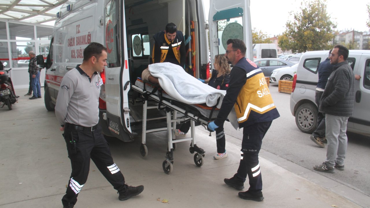 Konya'da  inşaattan düşen kişi yaralandı