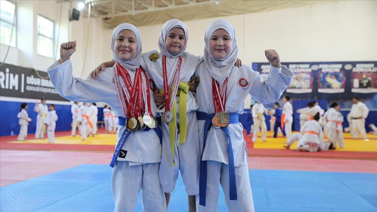 Judocu 3 kardeş birbirlerine güç veriyor