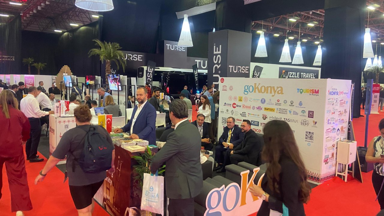 Antalya'daki fuarda Konya'nın standı büyük ilgi gördü