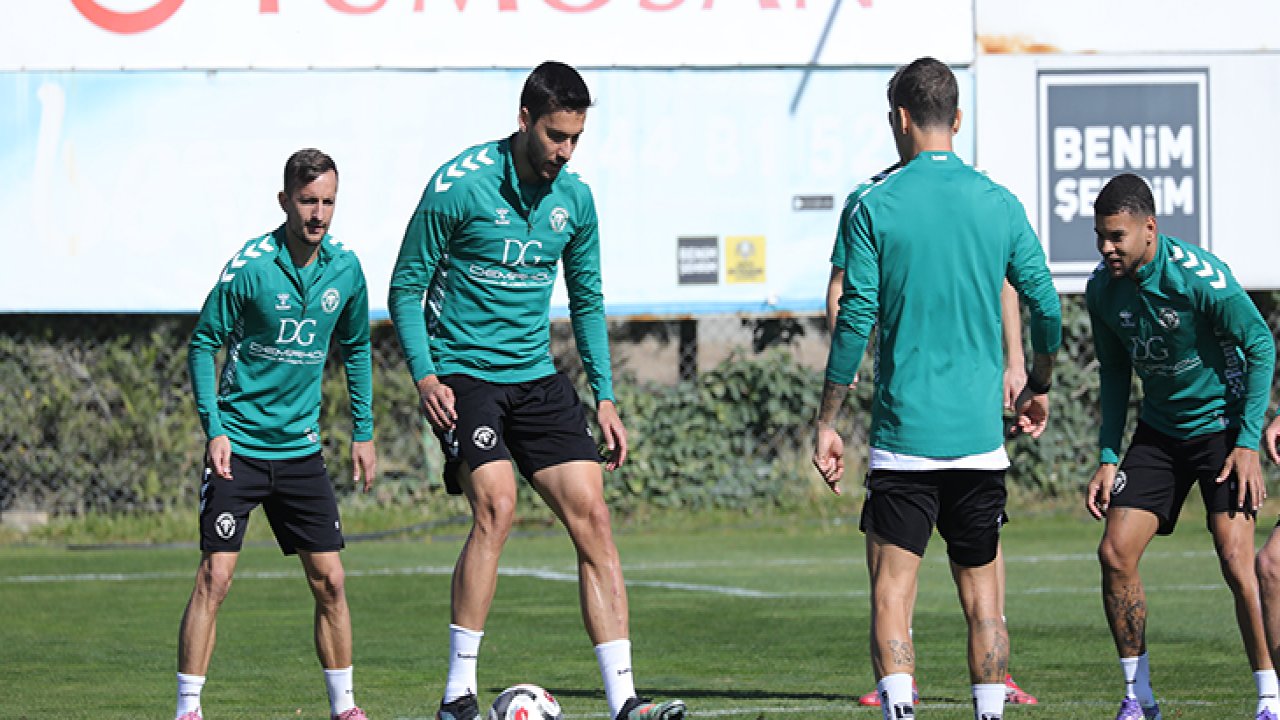 Konyaspor'da Gençlerbirliği hazırlıkları sürdü