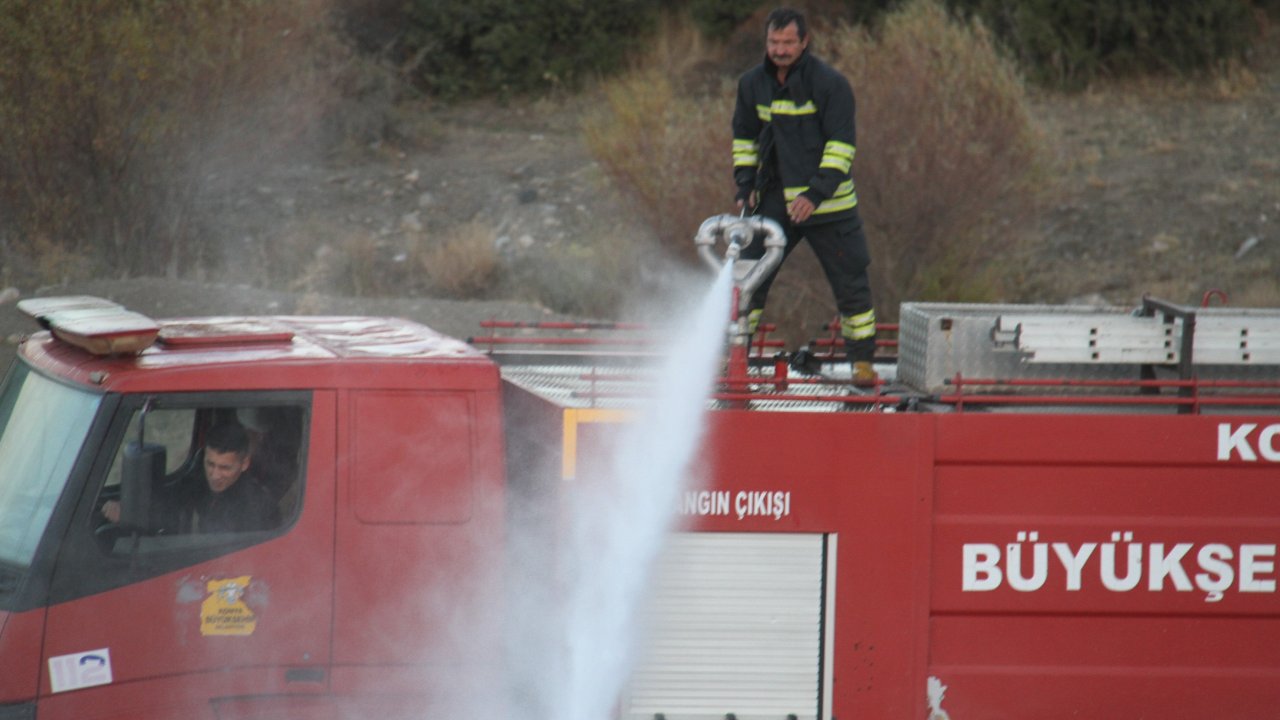 Beyşehir'de orman yangını!