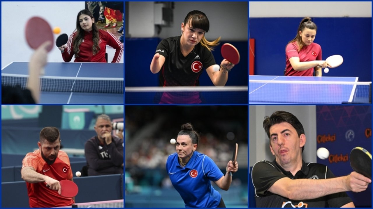 Para tenisçiler madalyaları topladı