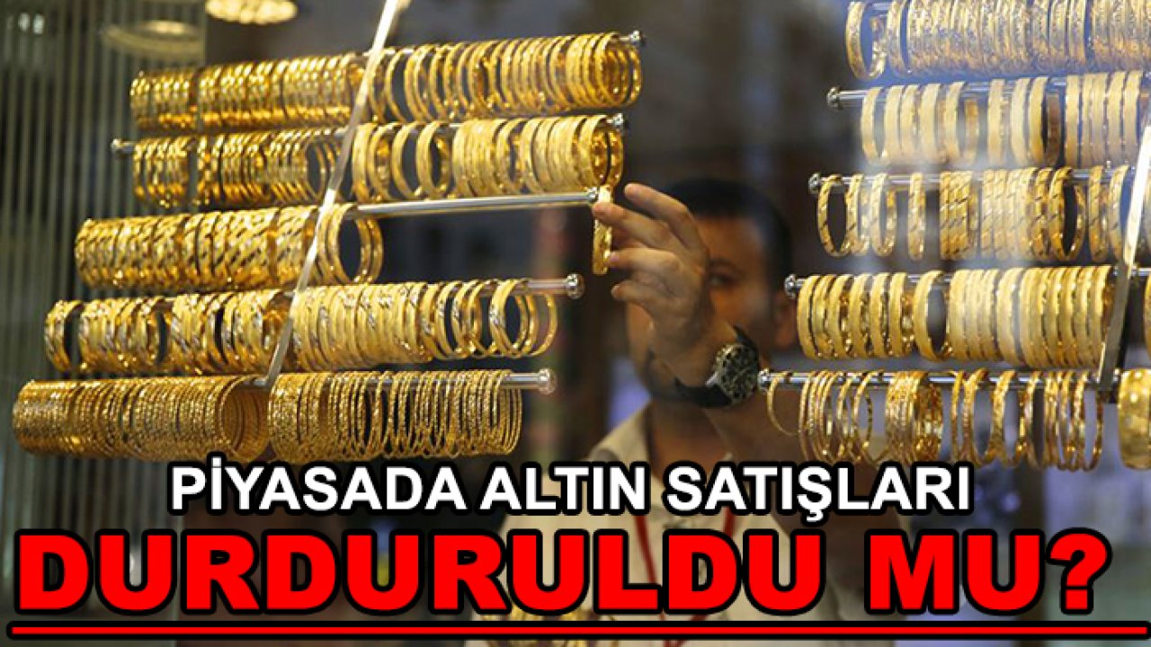Piyasada altın satışları durduruldu mu? Altın Madencileri Derneği'nden açıklama
