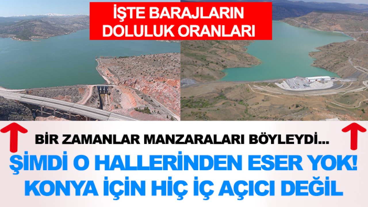 Bir zamanlar manzaraları böyleydi... Şimdi o hallerinden eser yok! Konya için hiç iç açıcı değil