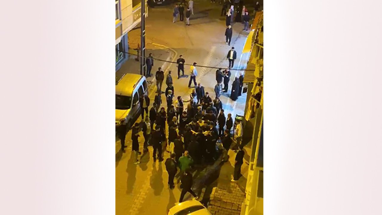 Düğün sonrası iki aile birbirine girdi