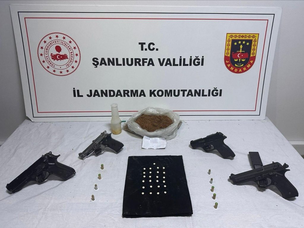 Şanlıurfa’da uyuşturucu operasyonu: 3 gözaltı